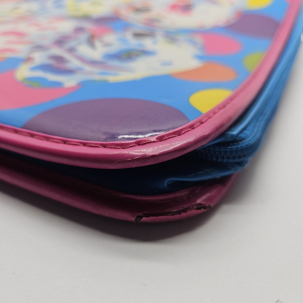 Lisa Frank Vintage 90's 3 Ring Binder Spotty And Dotty Zip Up - Picture 5 of 12